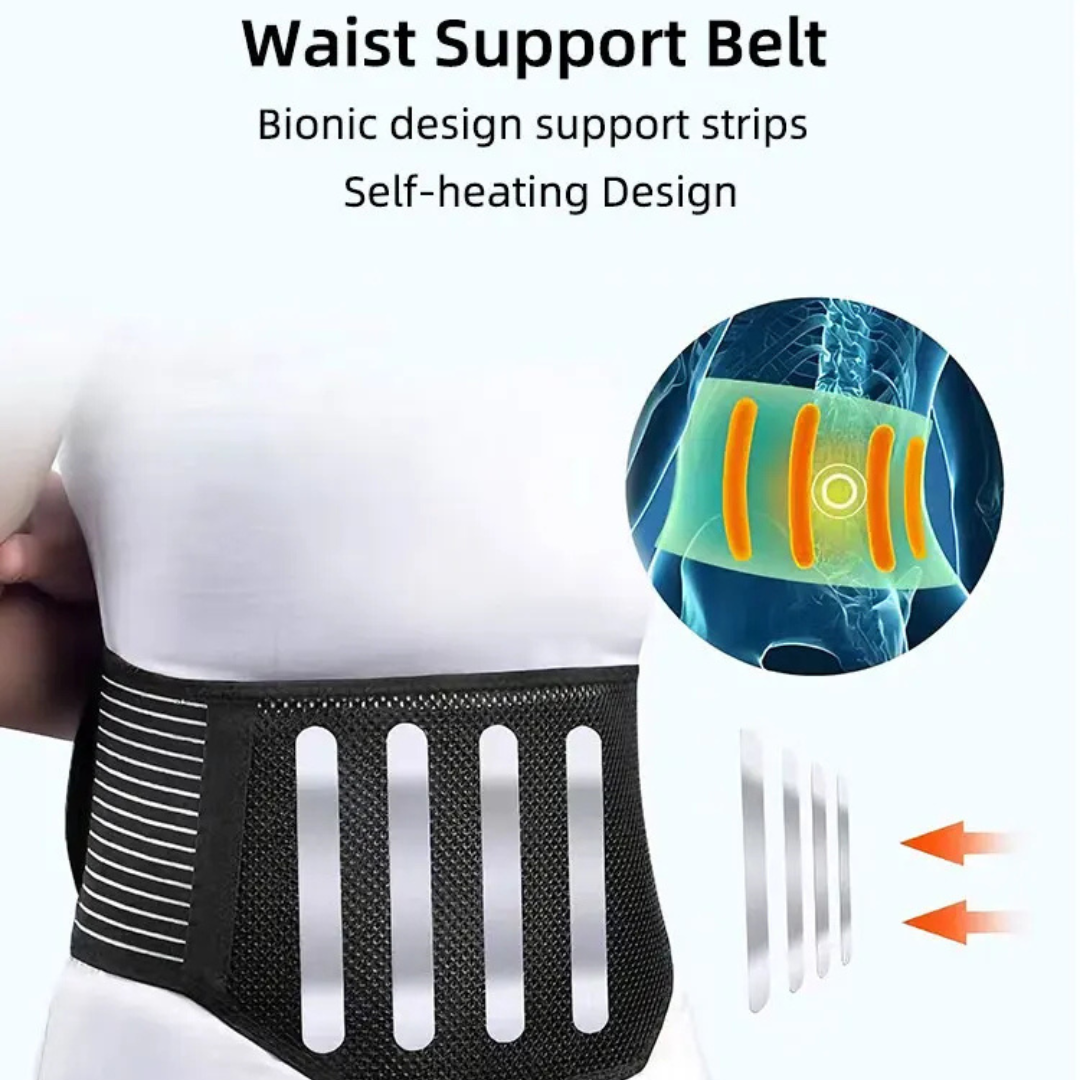 Ceinture chauffante pour douleur lombaire et dorsale