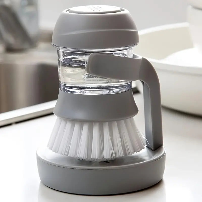 Brosse à vaisselle avec distributeur de savon, brosse à récurer de