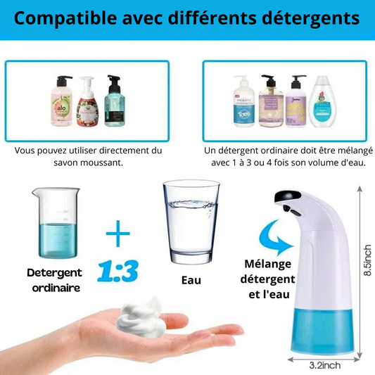 DISTRIBUTEUR AUTOMATIQUE DE SAVON EN MOUSSE