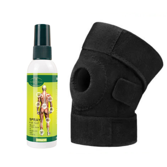 PACK MOBILITÉ TOTALE : Genouillère Active + Spray Rapid Relief ( Livraison 1000F )