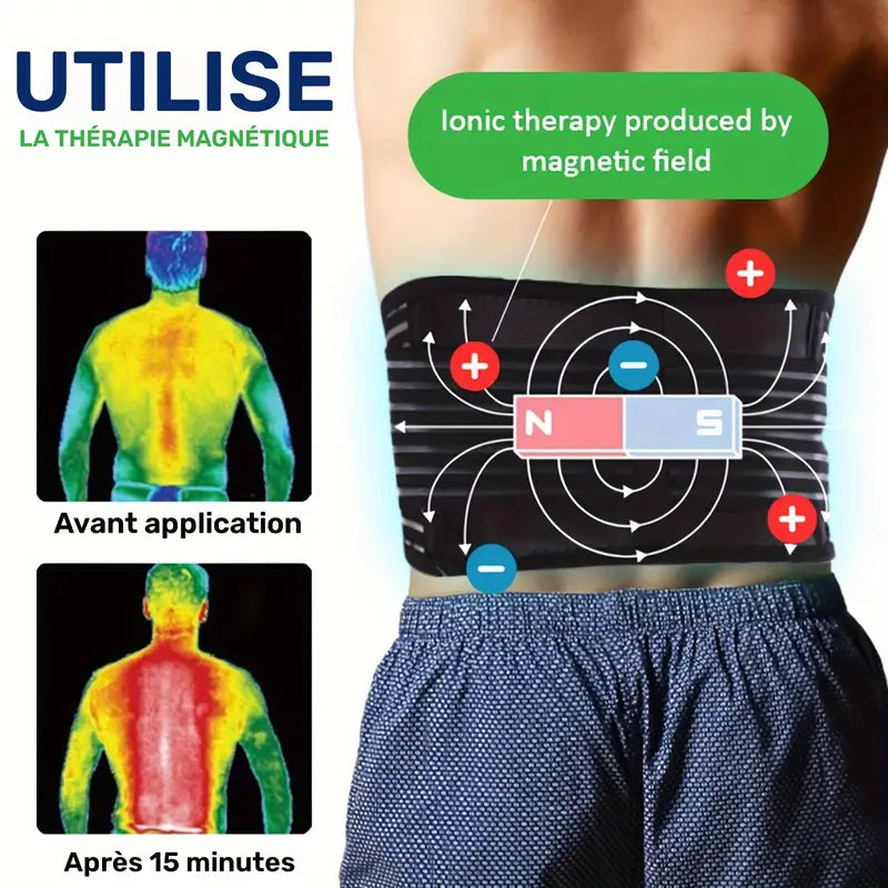 Ceinture chauffante pour douleur lombaire et dorsale